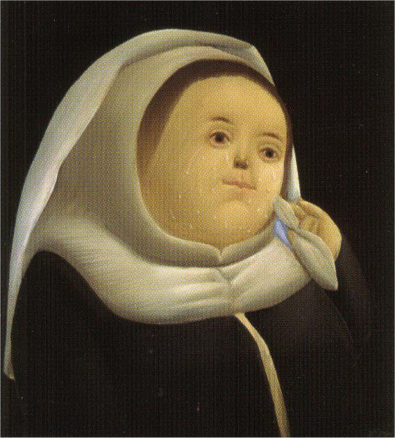 Prioress Fernando Botero Oil Paintings
